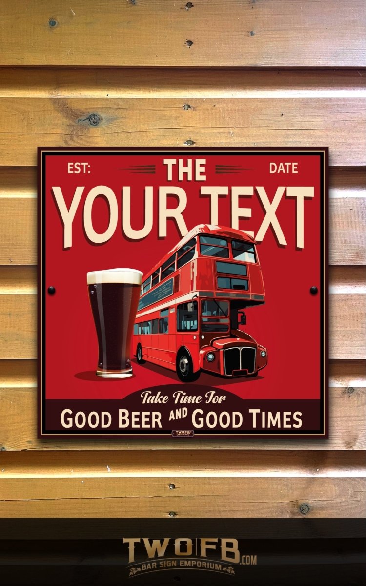 Last Stop | Personalised Bar Sign | Pub Signs
