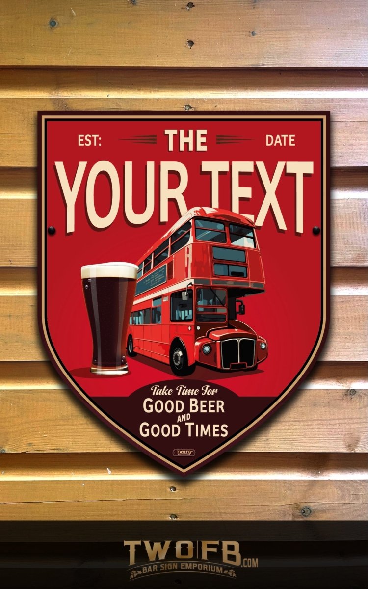 Last Stop | Personalised Bar Sign | Pub Signs