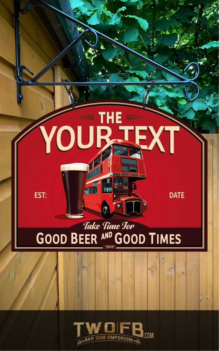 Last Stop | Personalised Bar Sign | Pub Signs