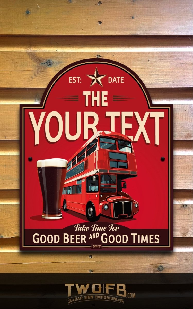 Last Stop | Personalised Bar Sign | Pub Signs