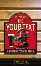 Load image into Gallery viewer, Last Stop | Personalised Bar Sign | Pub Signs
