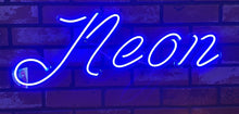 Load image into Gallery viewer, LED Neon Text 600mm x 200mm Custom Signs from Twofb.com signs for bars
