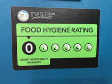 Load image into Gallery viewer, Novelty Bar Sign - Food Rating Bar Sticker Custom Signs from Twofb.com signs for bars
