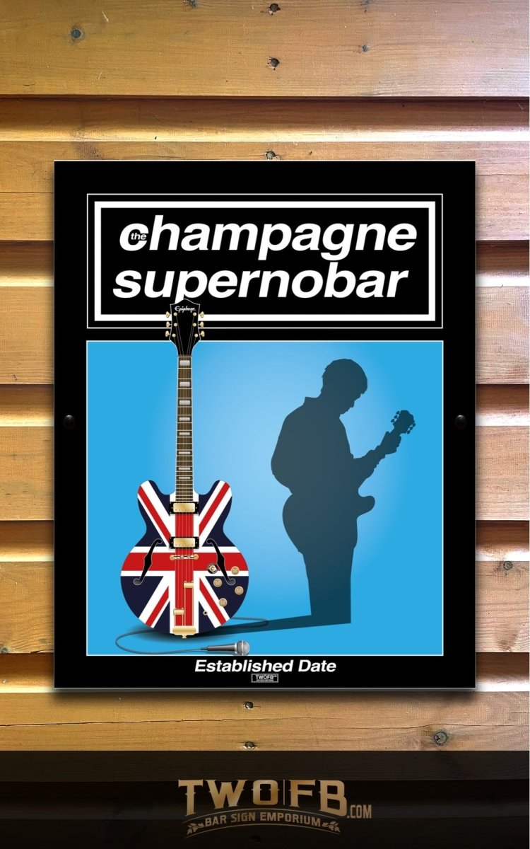 Oasis Inspired | Custom made pub signs | Personalised Bar Sign
