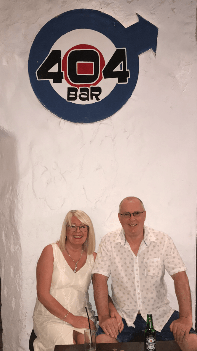 Official 404 Bar Lindos Bar Sign Custom Signs from Twofb.com signs for garden bars & Man Caves. Approved by Rob Moran