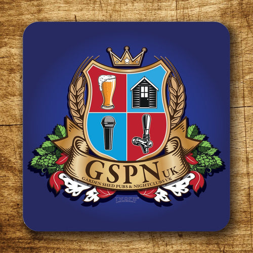 Official GSPN 2023 Bar Coasters x 4 Custom Signs from Twofb.com signs for bars