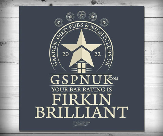 Official GSPNUK 2022 Award Wall Plaque Custom Signs from Twofb.com signs for bars