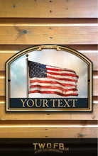 Load image into Gallery viewer, Old Glory Personalised Bar Sign Custom Signs from Twofb.com Traditional pub signs
