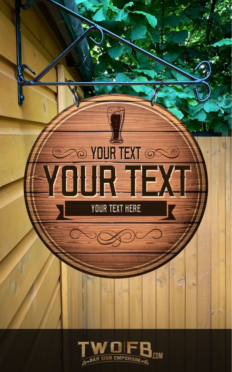 Old School Bar Personalised Bar Sign Custom Signs from Twofb.com Bespoke pub signs