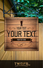 Load image into Gallery viewer, Old School Bar Personalised Bar Sign Custom Signs from Twofb.com custom made bar signs
