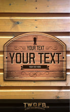 Load image into Gallery viewer, Old School Bar Personalised Bar Sign Custom Signs from Twofb.com signs for home bar
