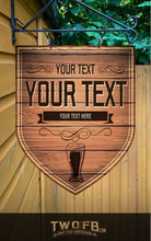 Load image into Gallery viewer, Old School Bar Personalised Bar Sign Custom Signs from Twofb.com Custom made pub signs
