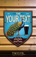 Load image into Gallery viewer, Peacock Inn | Vintage Bar Sign | Pub Signs | funny bar sign | Hanging Signs | Bar Sign
