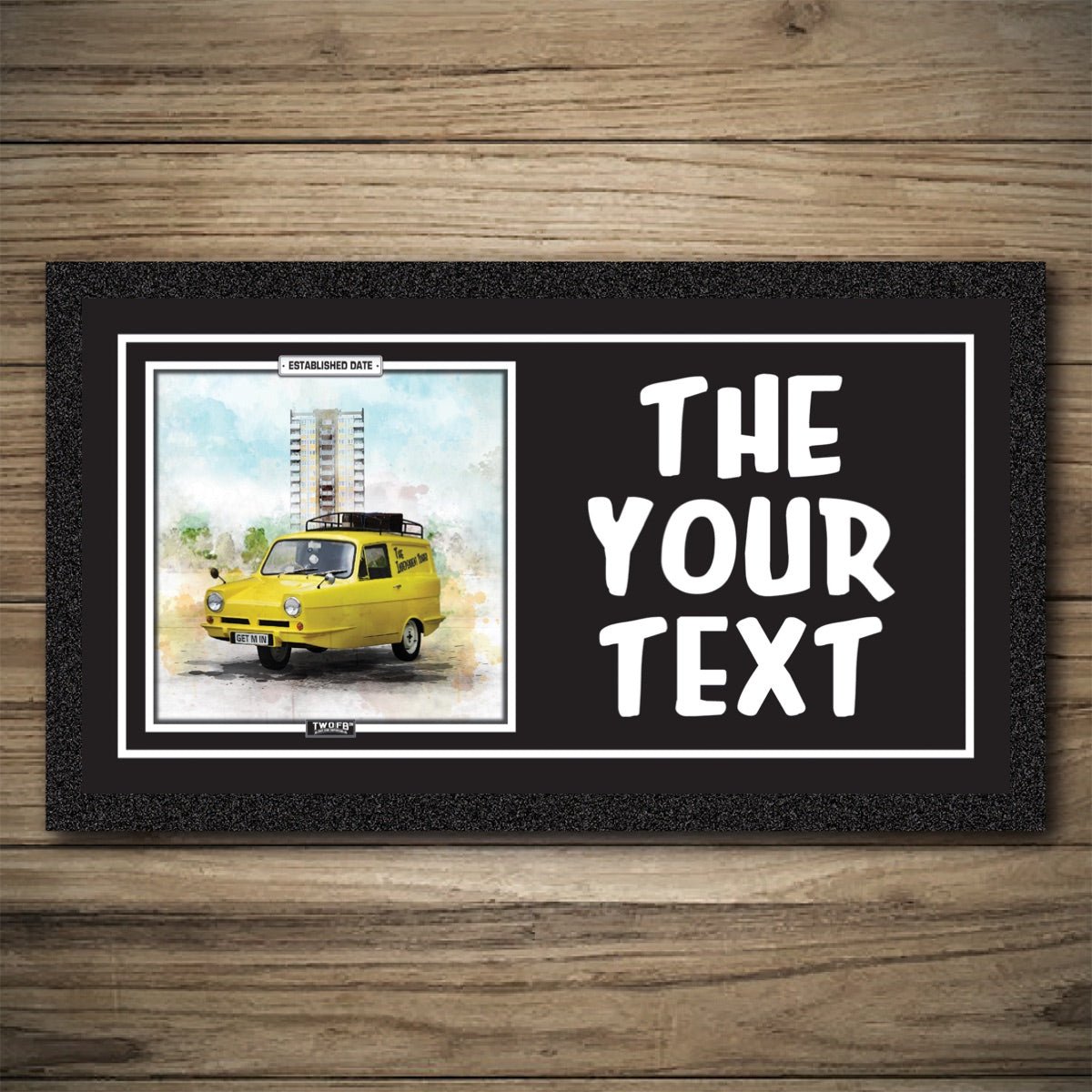 Personalised Bar Mats | Custom Bar Runners | Independent Trader | Only Fools & Horses