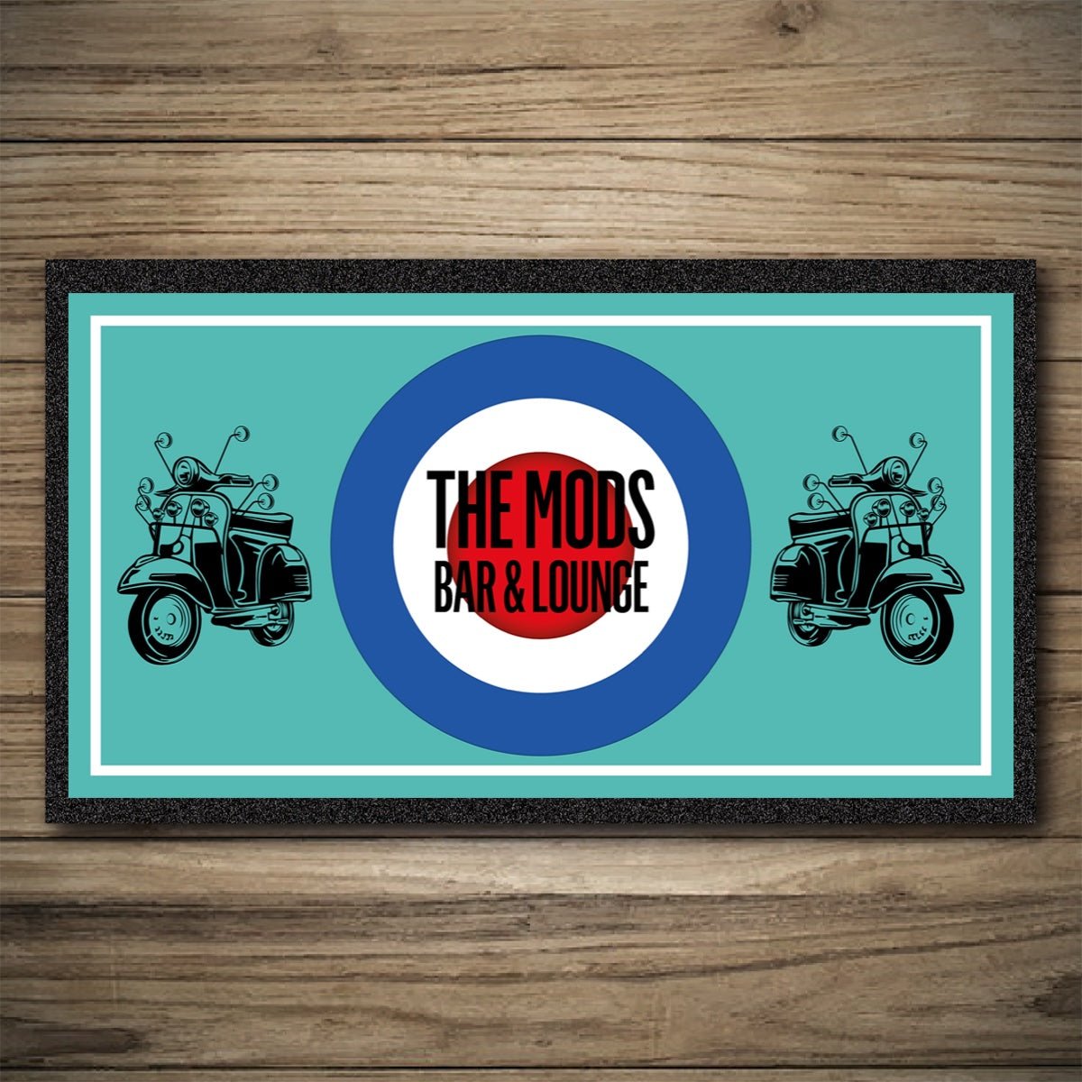 Personalised Bar Mats | Custom Bar Runners | The MODS | Bar Signs