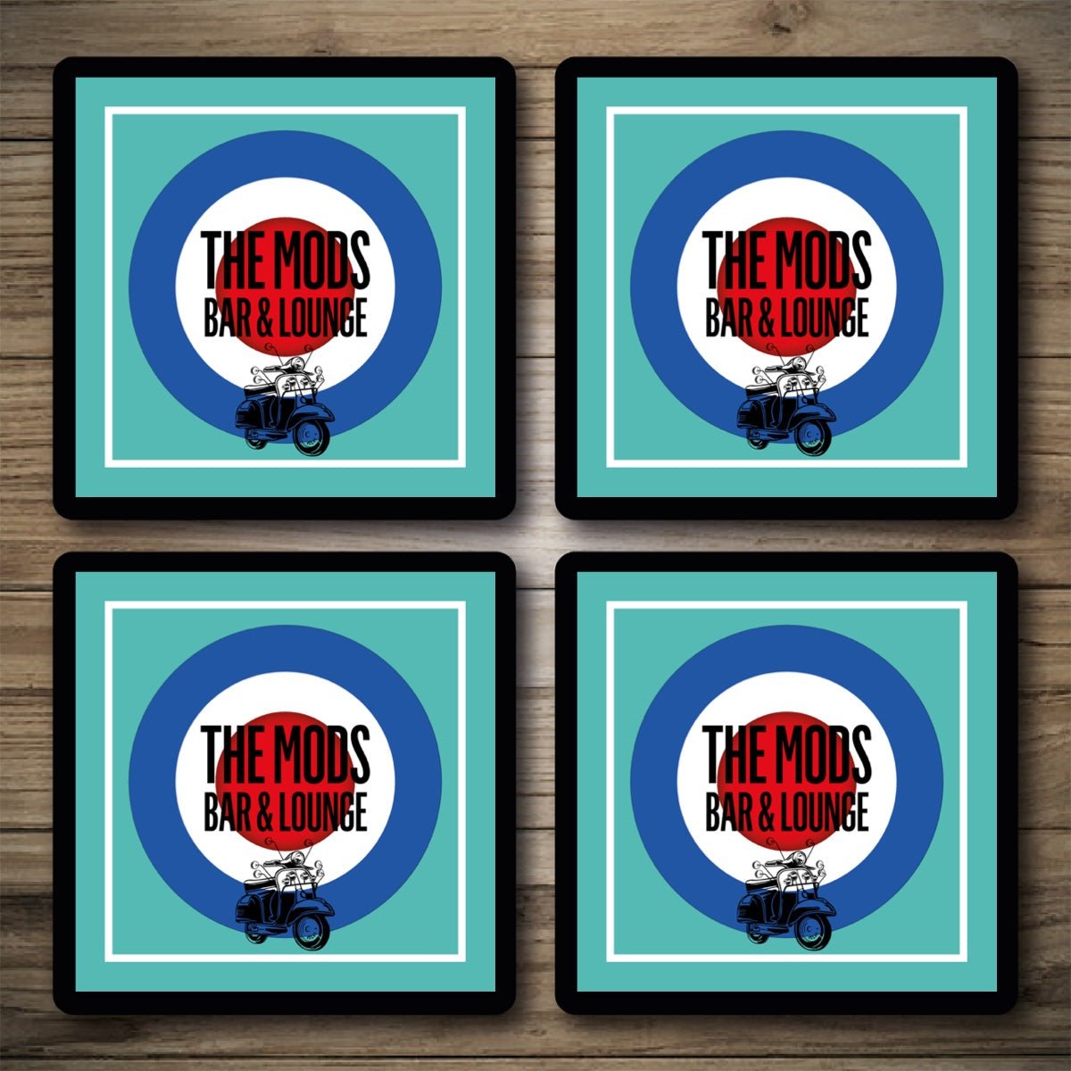 Personalised Bar Mats | Custom Bar Runners | The MODS | Bar Signs