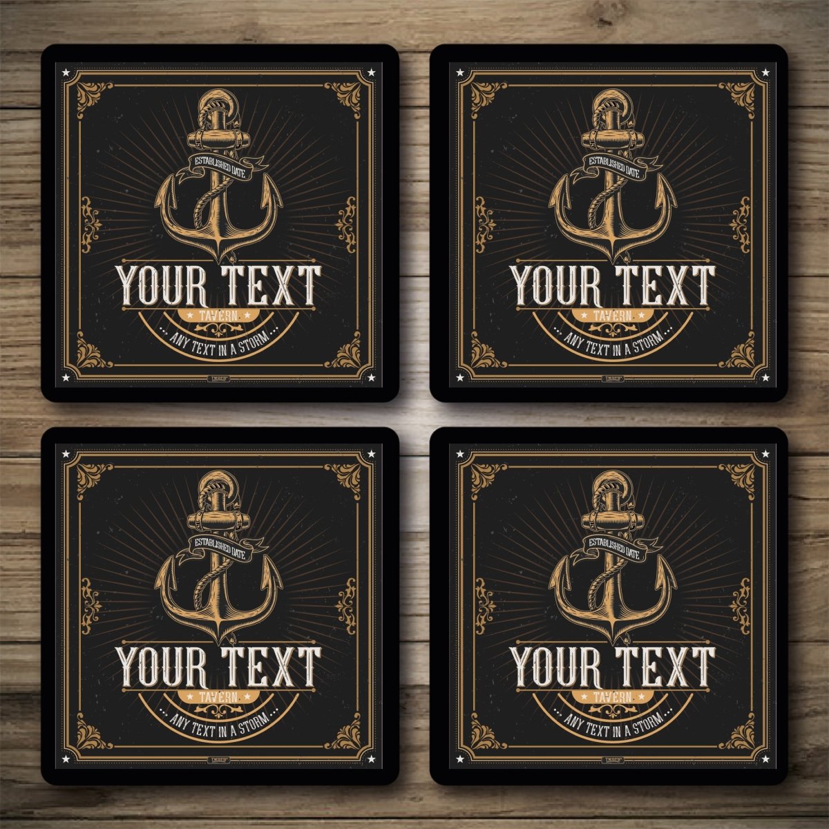 Personalised Bar Mats | Drip Mats | Custom Bar Runners | Anchor  Tavern