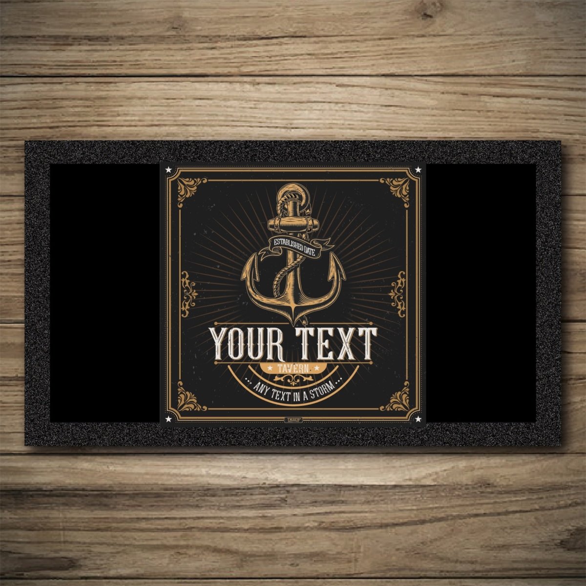 Personalised Bar Mats | Drip Mats | Custom Bar Runners | Anchor  Tavern
