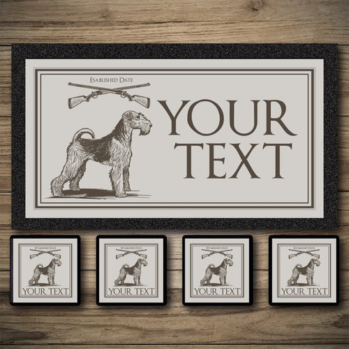 Personalised Bar Mats | Drip Mats | Custom Bar Runners | Dog & Gun