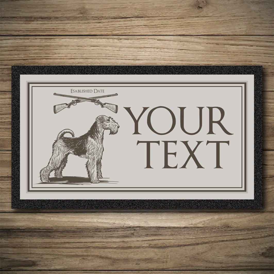 Personalised Bar Mats | Drip Mats | Custom Bar Runners | Dog & Gun