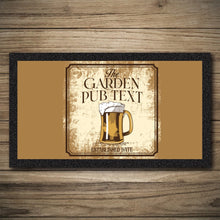 Load image into Gallery viewer, Personalised Bar Mats | Drip Mats | Custom Bar Runners | Garden Pub
