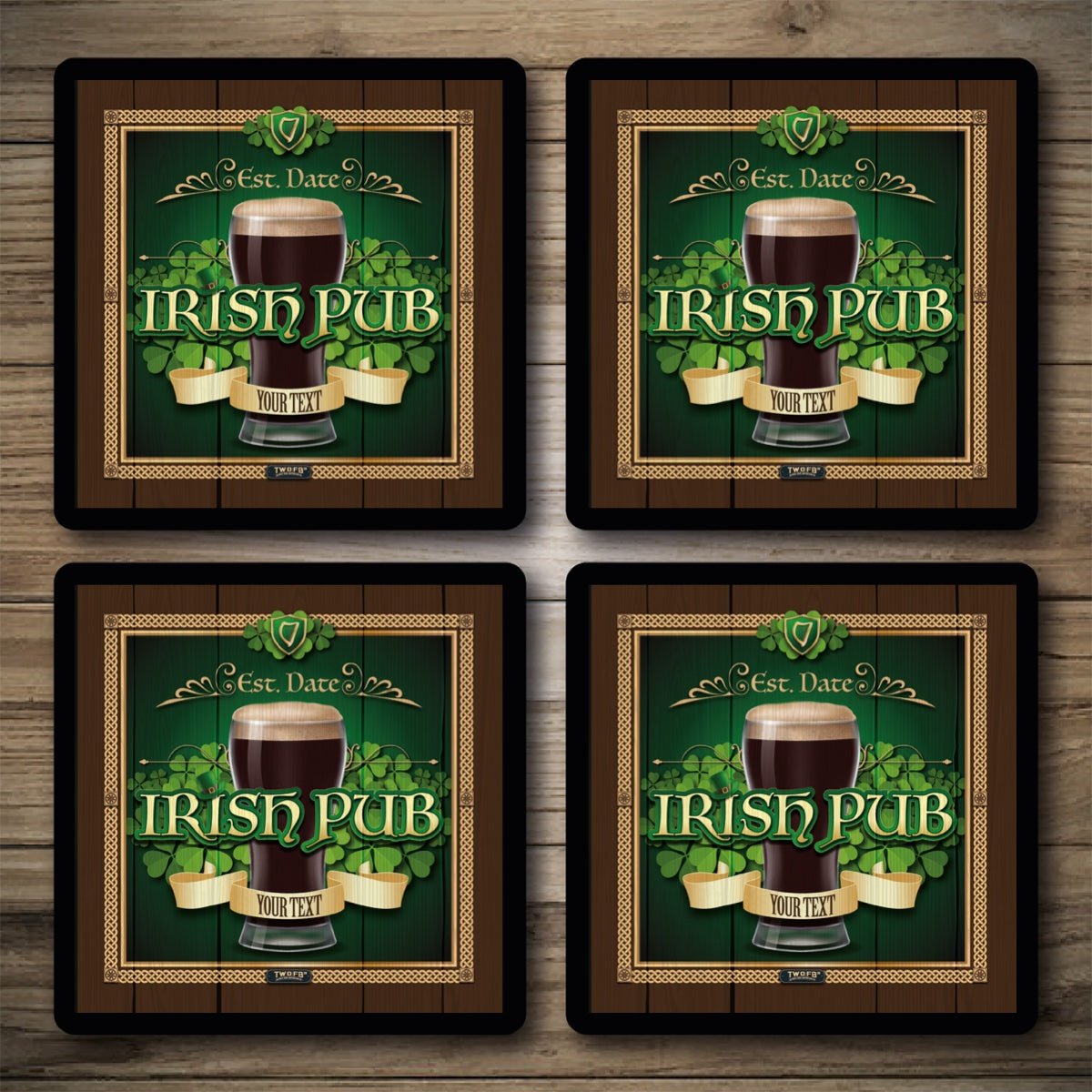 Personalised Bar Mats | Drip Mats | Custom Bar Runners | Irish Pub