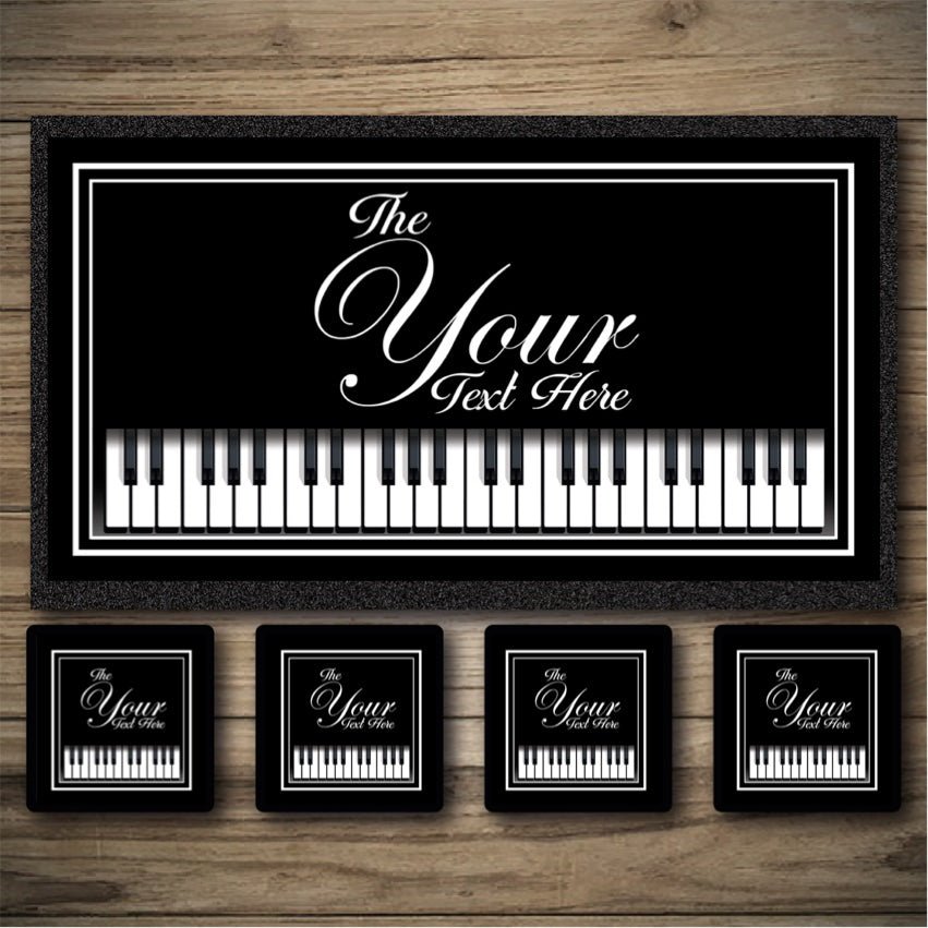 Personalised Bar Mats | Drip Mats | Custom Bar Runners | Piano Bar ...