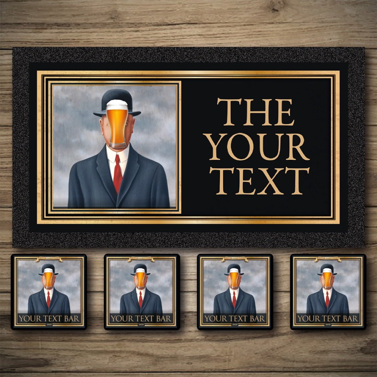 Personalised Bar Mats | Drip Mats | Custom Bar Runners | Pint Dream