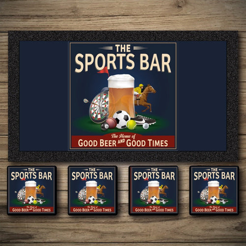 Personalised Bar Mats | Drip Mats | Custom Bar Runners | Sports Bar