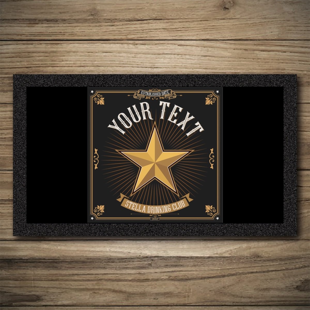 Personalised Bar Mats | Drip Mats | Custom Bar Runners | Star Inn
