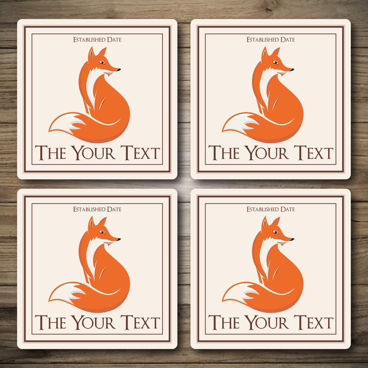 Personalised Bar Mats | Drip Mats | Custom Bar Runners | The Lazy Fox