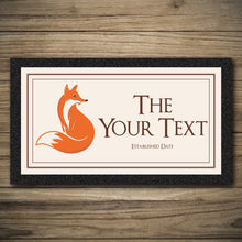 Load image into Gallery viewer, Personalised Bar Mats | Drip Mats | Custom Bar Runners | The Lazy Fox
