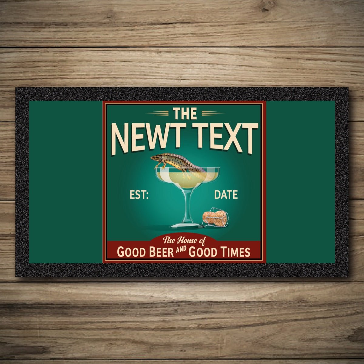 Personalised Bar Mats | Drip Mats | Custom Bar Runners | The Pickled Newt