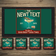 Load image into Gallery viewer, Personalised Bar Mats | Drip Mats | Custom Bar Runners | The Pickled Newt
