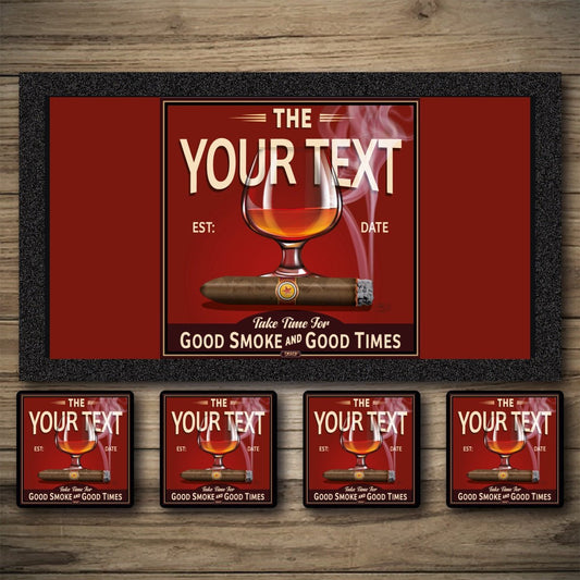 Personalised Bar Mats | Drip Mats | Custom Bar Runners | The Smoke Inn