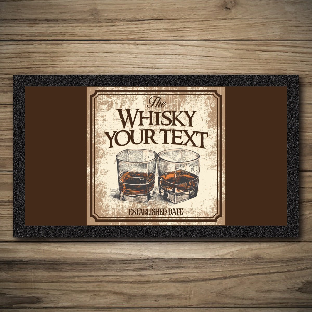 Personalised Bar Mats | Drip Mats | Custom Bar Runners | Whisky Shack