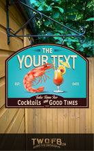Load image into Gallery viewer, Cocktail Bar Sign | Vintage Bar Sign | Pub Signs | funny bar sign | Hanging Signs | Bar Sign
