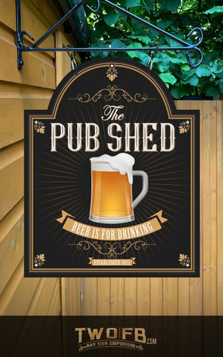 Pub Shed Bar Signs | Personalised Pub Sign | Hanging Pub Signs