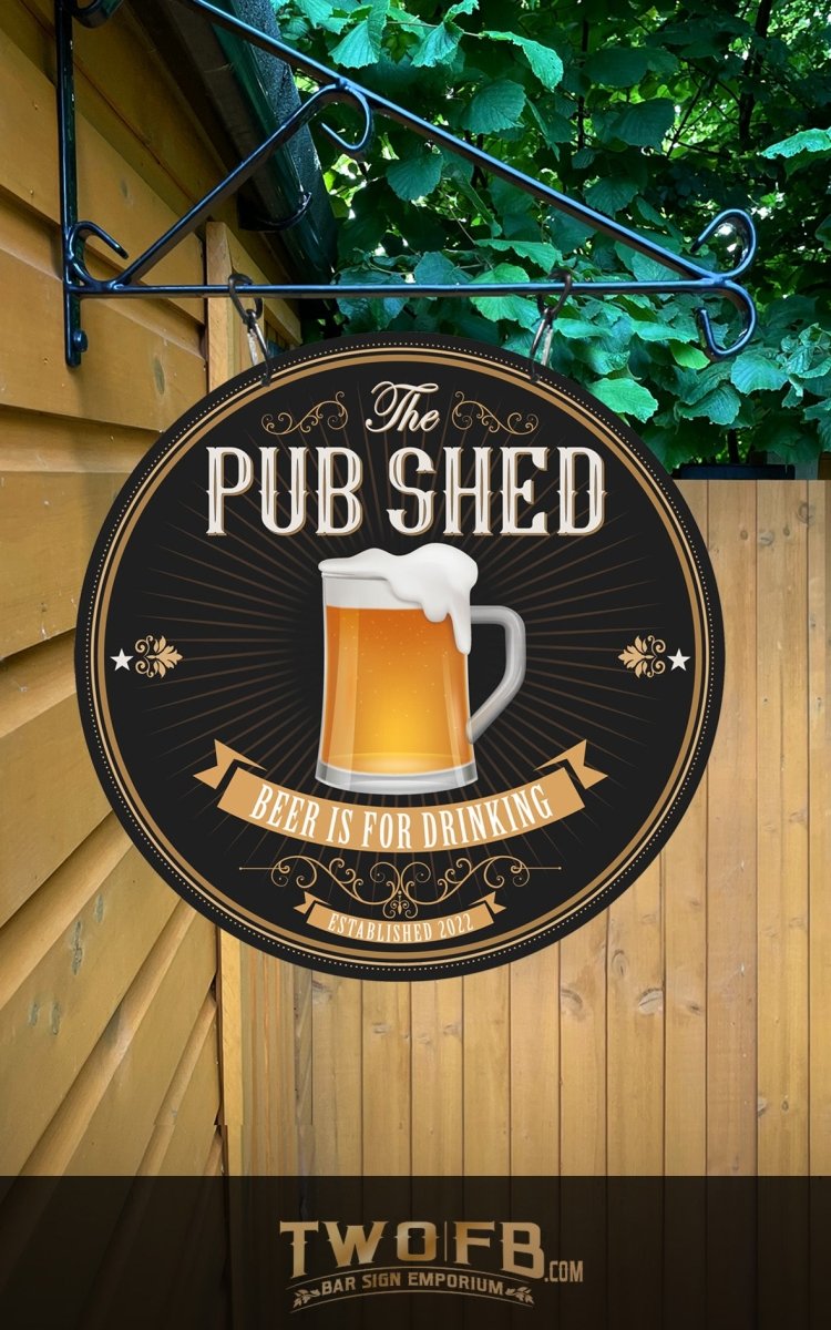 Pub Shed Personalised Bar Sign Custom Signs from Twofb.com signs for bars