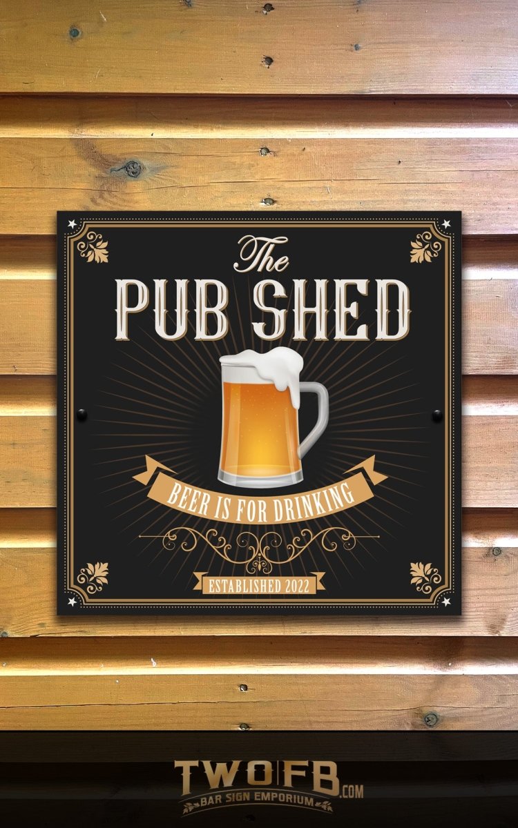 Pub Shed Personalised Bar Sign Custom Signs from Twofb.com bar - pub - signs