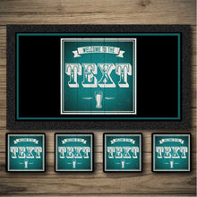Load image into Gallery viewer, Pub Shed bar runners, Beer mats, Personalised bar mats, beer coasters
