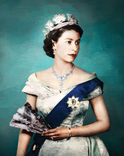 Load image into Gallery viewer, Queen Elizabeth II artwork on Canvas Custom Signs from Twofb.com signs for bars
