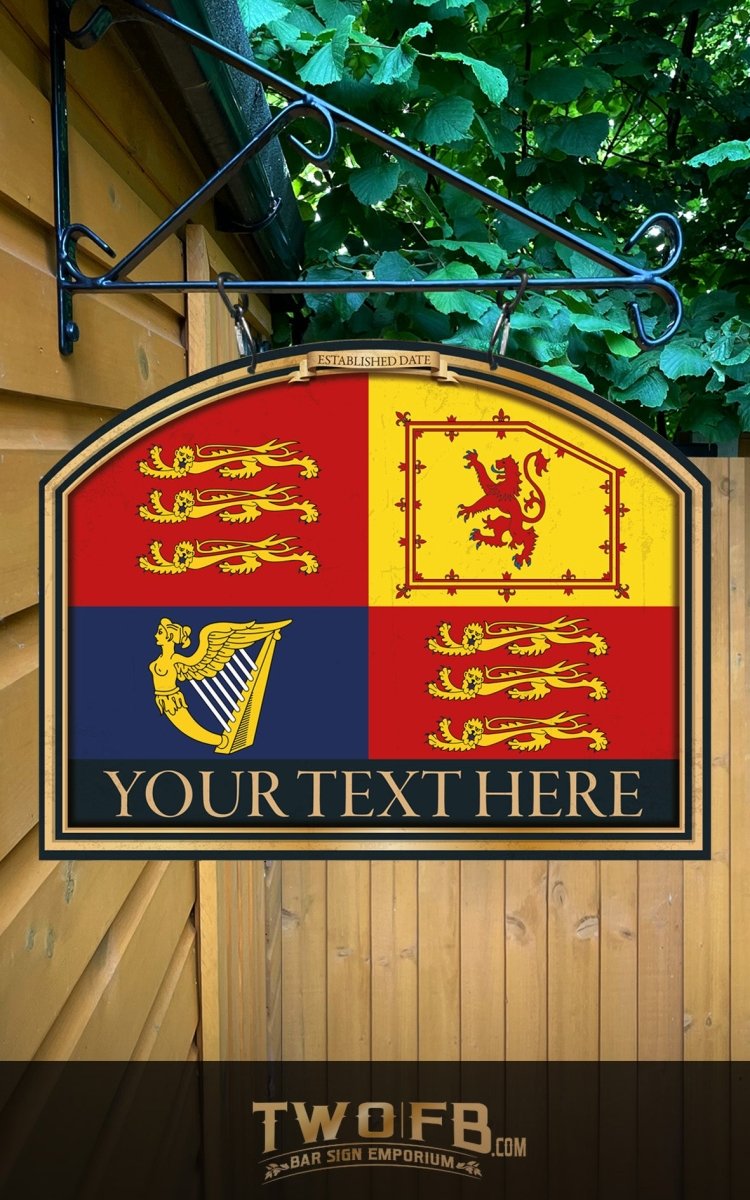 Royal Standard Personalised Bar Sign Custom Signs from Twofb.com home bar sign
