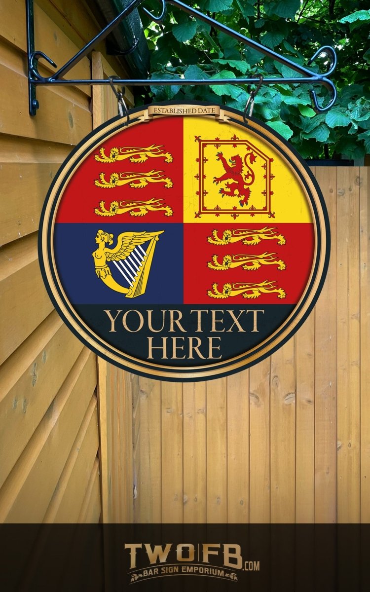 Royal Standard Personalised Bar Sign Custom Signs from Twofb.com Custom Bar signs