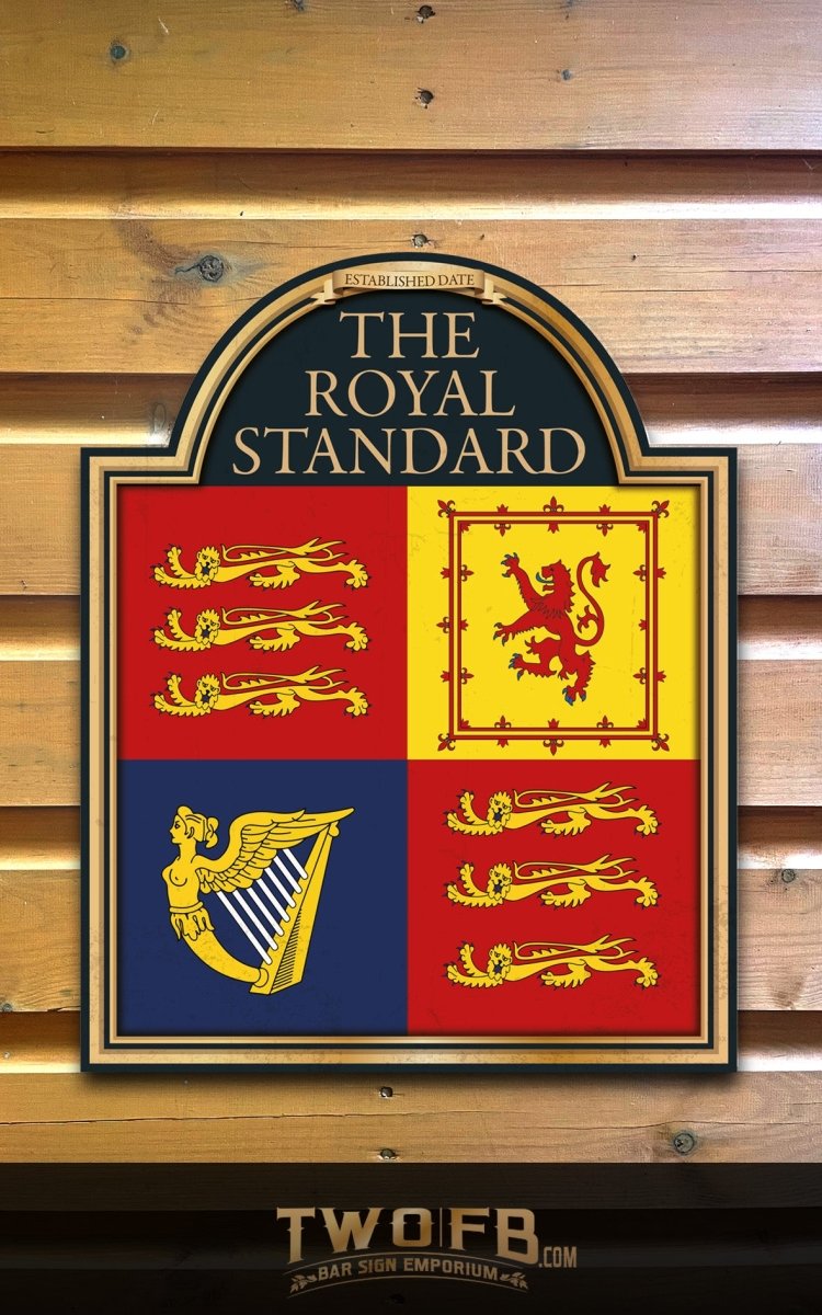 Royal Standard Personalised Bar Sign Custom Signs from Twofb.com traditional pub signs