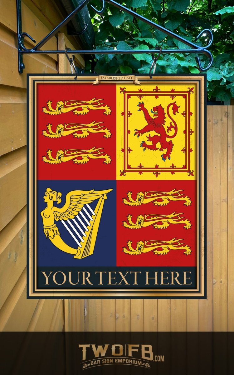 Royal Standard Personalised Bar Sign Custom Signs from Twofb.com signs for bars