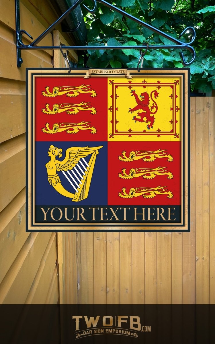 Royal Standard Personalised Bar Sign Custom Signs from Twofb.com Pub Shed signs