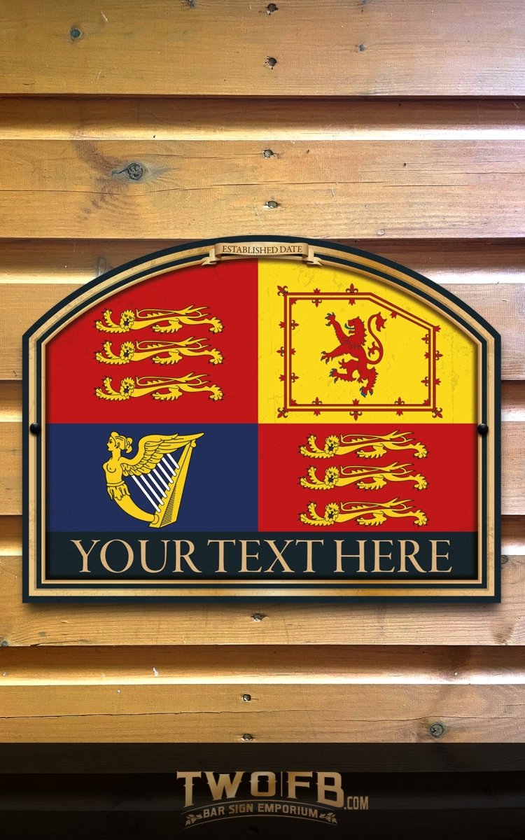 Royal Standard Personalised Bar Sign Custom Signs from Twofb.com signs for bars