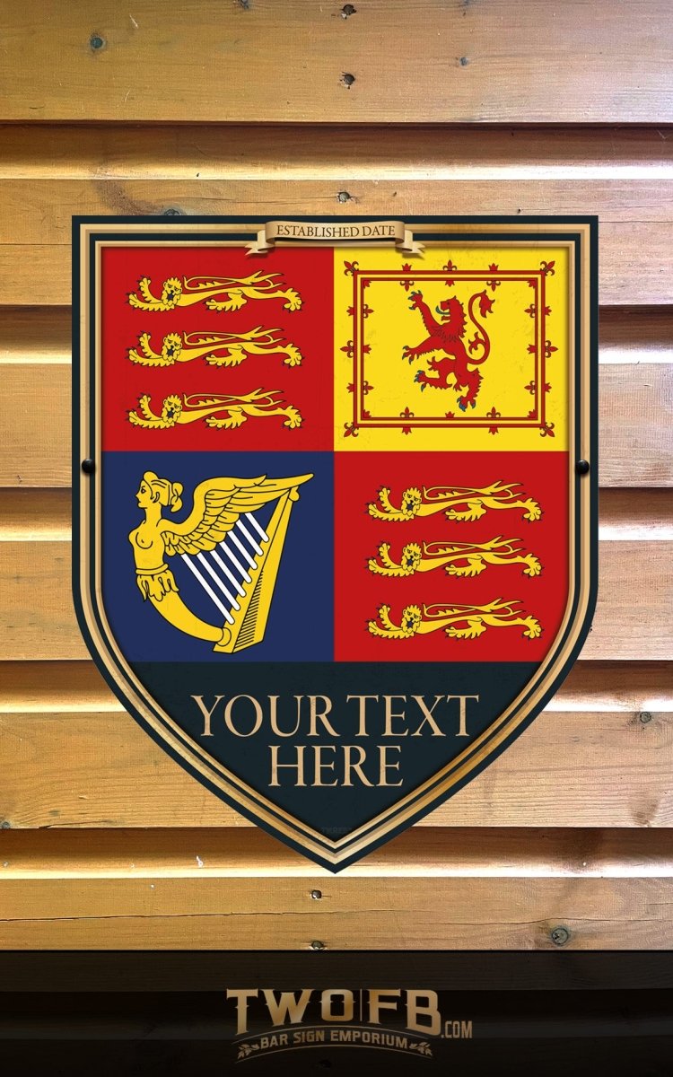 Royal Standard Personalised Bar Sign Custom Signs from Twofb.com signs for bars