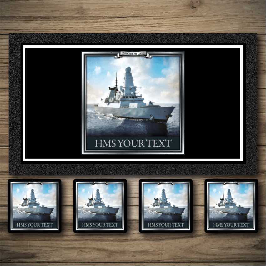 Sailors arms bar runner, custom bar runners, custom beer mats, personalised bar coasters